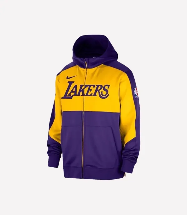 Showtime Purple & Yellow Los Angeles Lakers Full Zip Hoodie