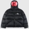 Stussy Black Down Puffer Jacket