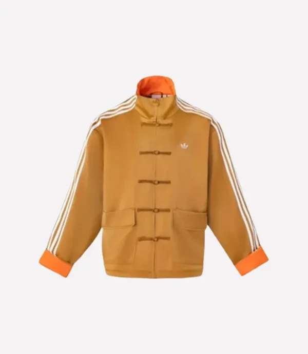 Adidas New Year Chinese Brown Satin Jacket