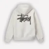 Beige Basic Stussy Hoodie