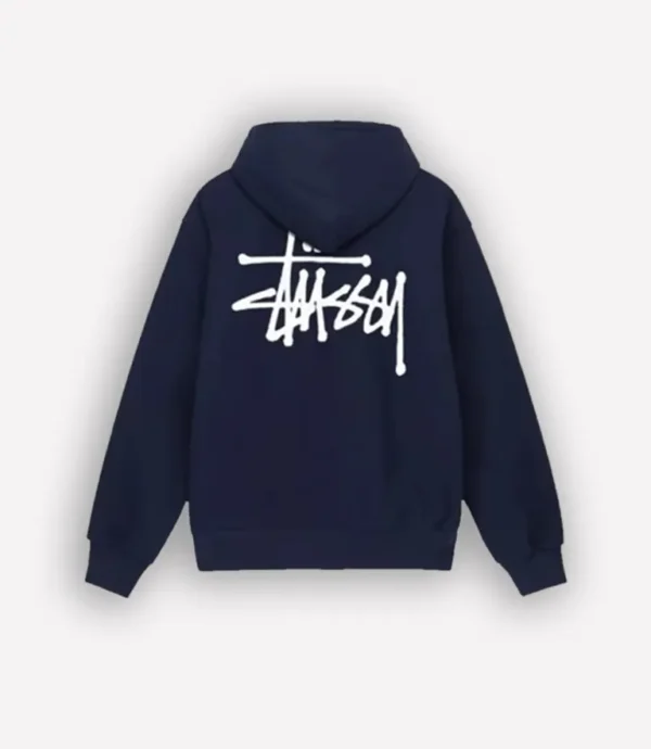 Blue Basic Stussy Hoodie