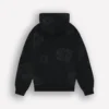 Denim Tear Mono Cotton Wreath Black Hoodie