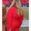 Gracie Hunt AFC Championship Red Puffer Jacket