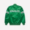 HOMAGE X Starter Eagles Heavyweight Satin Jacket Green