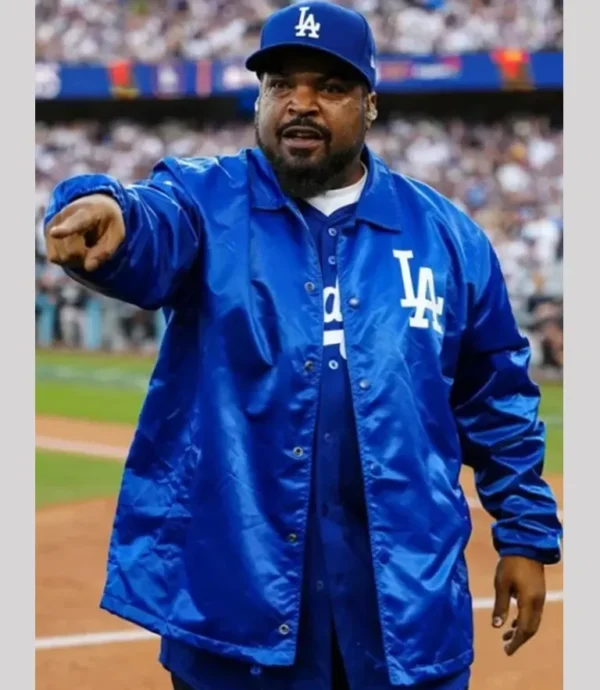 Ice Cube Los Angeles Dodgers Blue Jacket