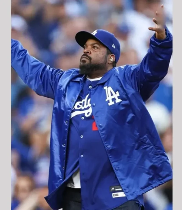 Los Angeles Ice Cube Dodgers Jacket for Sale