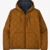 Patagonia Diamond Quilted Bomber Hooded Jacket