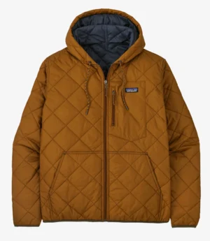 Patagonia Diamond Quilted Bomber Hooded Jacket