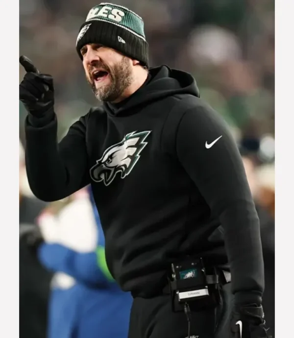 Eagles NFC Champions Nick Sirianni Black Hoodie