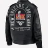 Rebecca Minkoff X Erin Andrews Super Bowl LIX Jacket Black