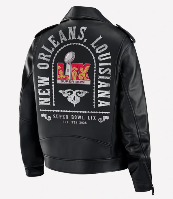 Rebecca Minkoff X Erin Andrews Super Bowl LIX Jacket Black