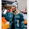 Savannah Guthrie The Today Show 2025 Eagles Green Puffer Jacket