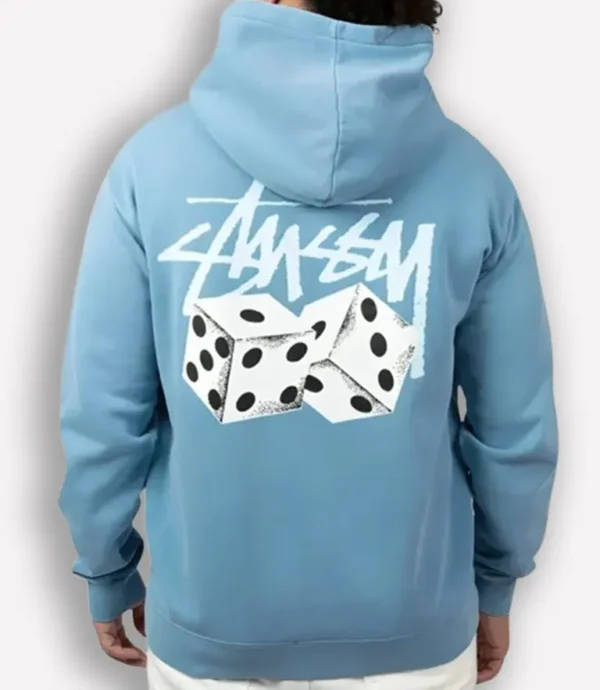 Blue Stussy Dice Hoodie