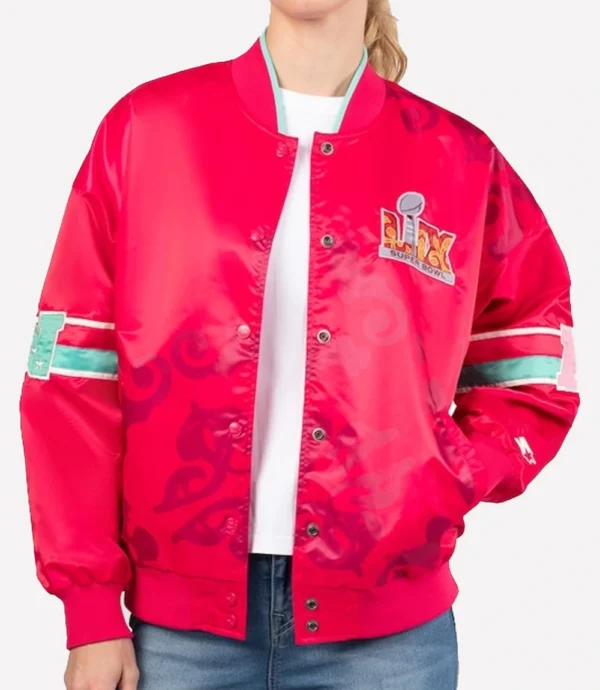 Super Bowl LIX Interception Starter Varsity Jacket