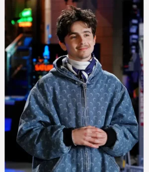 SNL New York City Timothee Chalamet Blue Bomber Jacket