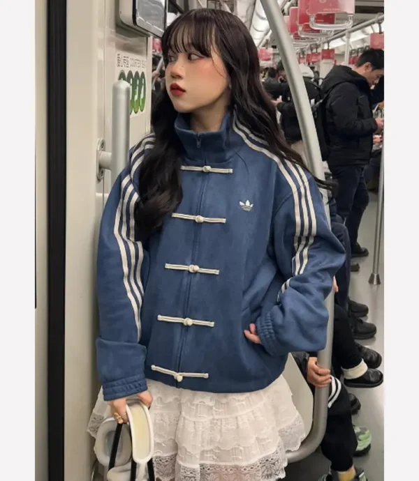 adidas chinese new year 2025 Blue Jacket