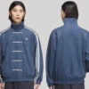 adidas chinese Blue Suede jacket