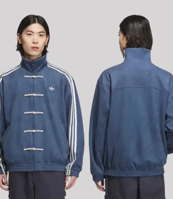 adidas chinese Blue Suede jacket