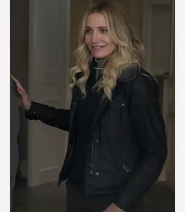 Emily Movie Back in Action 2025 Black Jacket