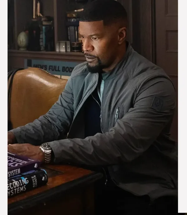 Jamie Foxx Back in Action 2025 Grey Jacket