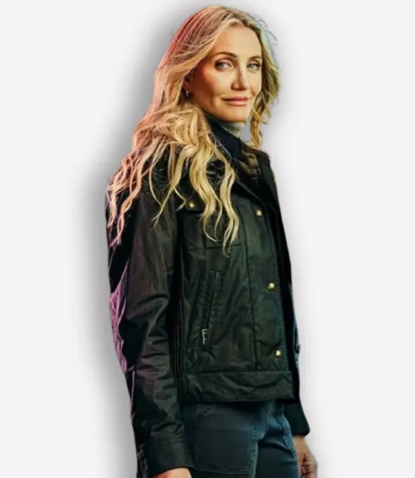 Cameron Diaz Back in Action 2025 Black Jacket