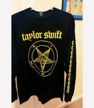 Taylor Swift Pentagram Shirt Black