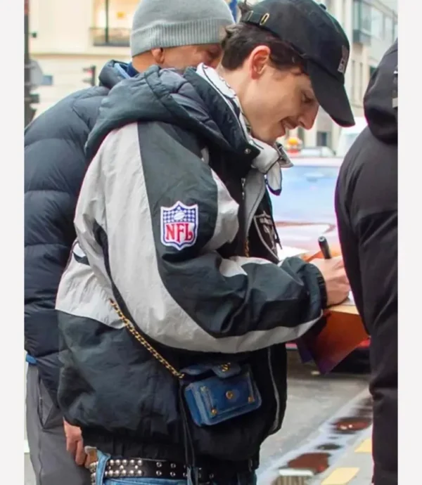 Timothée Chalamet Raiders Jacket with Hood