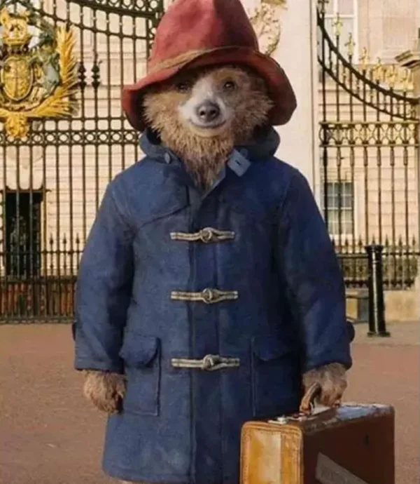 Paddington Bear Blue Duffle Hooded Coat