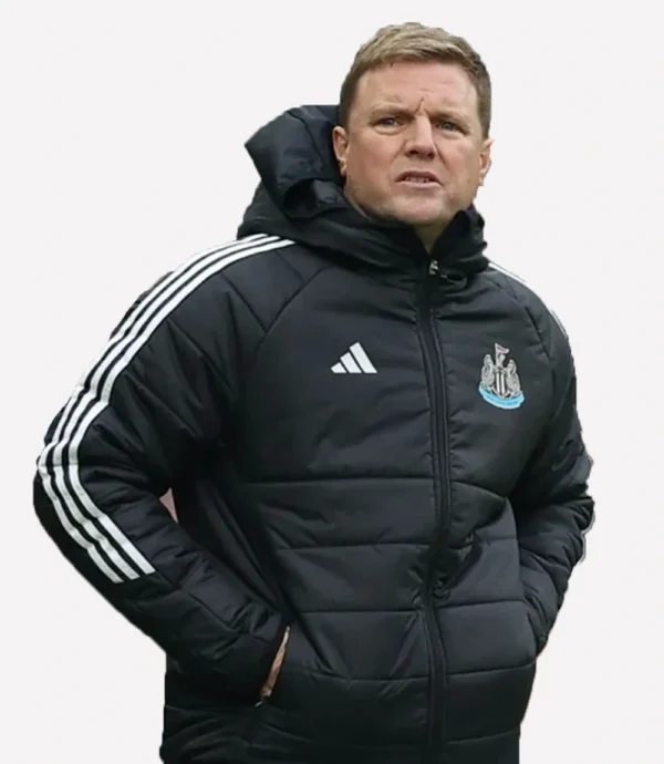 Eddie Howe Newcastle United Puffer Jacket Black