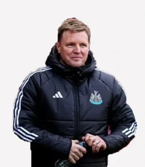 Eddie Howe Newcastle United Puffer Jacket Black Hooded