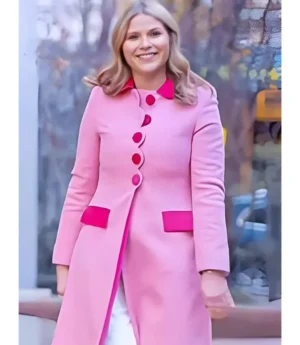 The Today Show 2025 Jenna Bush Hager Pink Coat