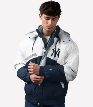 New York Yankees Pro Player Raglan Full-Zip Navy Jacket